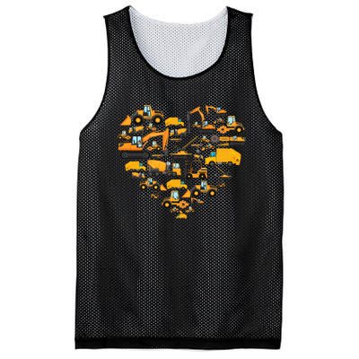 Types Of Construction Excavator Bulldozer Truck Crane Mesh Reversible Basketball Jersey Tank