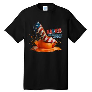 The Orange Crush Harris For President 2024 Patriotic Design Tall T-Shirt