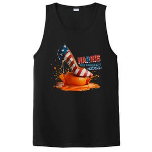 The Orange Crush Harris For President 2024 Patriotic Design PosiCharge Competitor Tank