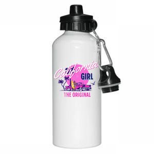 The Original California Girl Cute Pink Girly California Aluminum Water Bottle