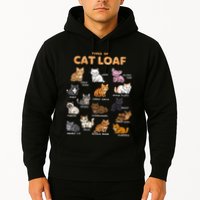 Types Of Cat Loaf Cute Kitten Funny Cat Meme Cat Lover Hoodie