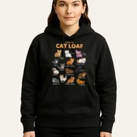 Types Of Cat Loaf Cute Kitten Funny Cat Meme Cat Lover Hoodie
