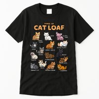 Types Of Cat Loaf Cute Kitten Funny Cat Meme Cat Lover Tall T-Shirt