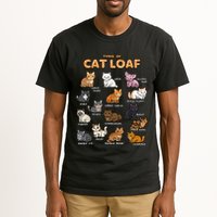 Types Of Cat Loaf Cute Kitten Funny Cat Meme Cat Lover Tall T-Shirt