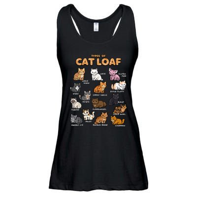 Types Of Cat Loaf Cute Kitten Funny Cat Meme Cat Lover Ladies Essential Flowy Tank