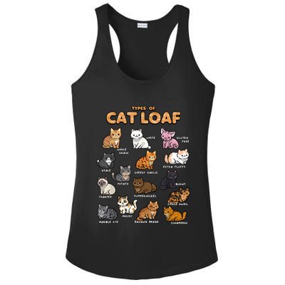 Types Of Cat Loaf Cute Kitten Funny Cat Meme Cat Lover Ladies PosiCharge Competitor Racerback Tank