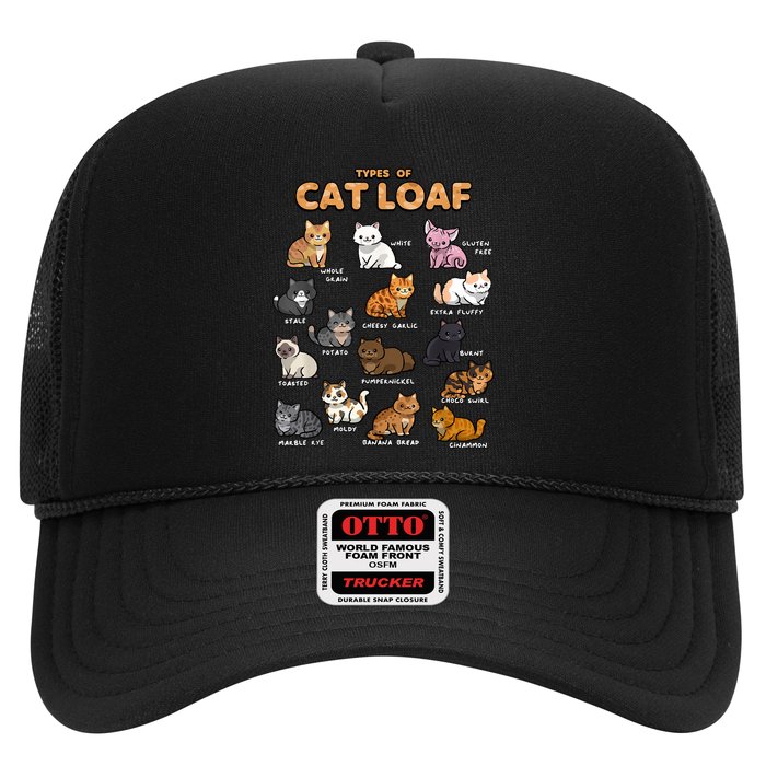 Types Of Cat Loaf Cute Kitten Funny Cat Meme Cat Lover Trucker Hat