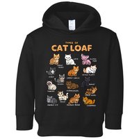 Types Of Cat Loaf Cute Kitten Funny Cat Meme Cat Lover Toddler Hoodie
