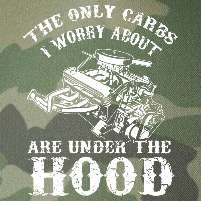 The Only Carbs I Worry V8 Engine Lovers Legacy Tie Dye Trucker Hat