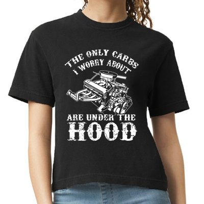 The Only Carbs I Worry V8 Engine Lovers Comfort Colors Boxy T-Shirt