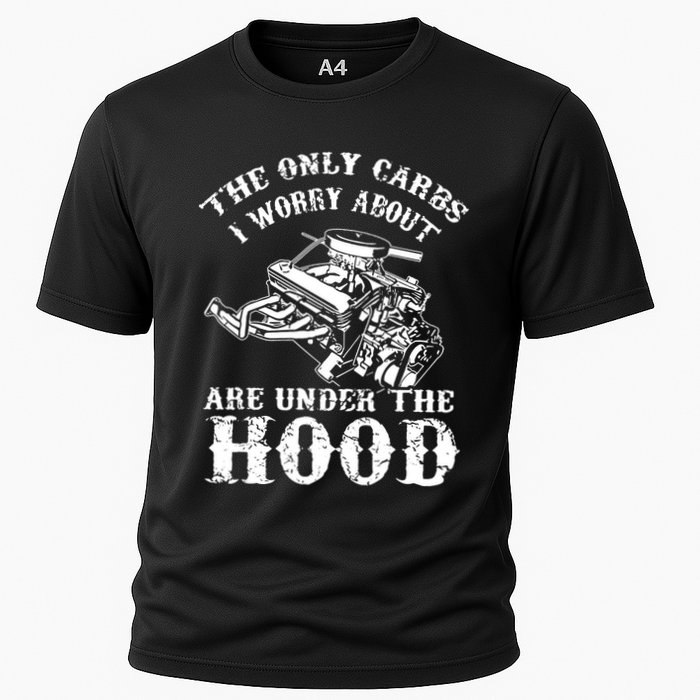The Only Carbs I Worry V8 Engine Lovers Performance Shirt
