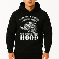 The Only Carbs I Worry V8 Engine Lovers Hoodie