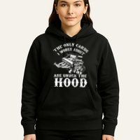 The Only Carbs I Worry V8 Engine Lovers Hoodie