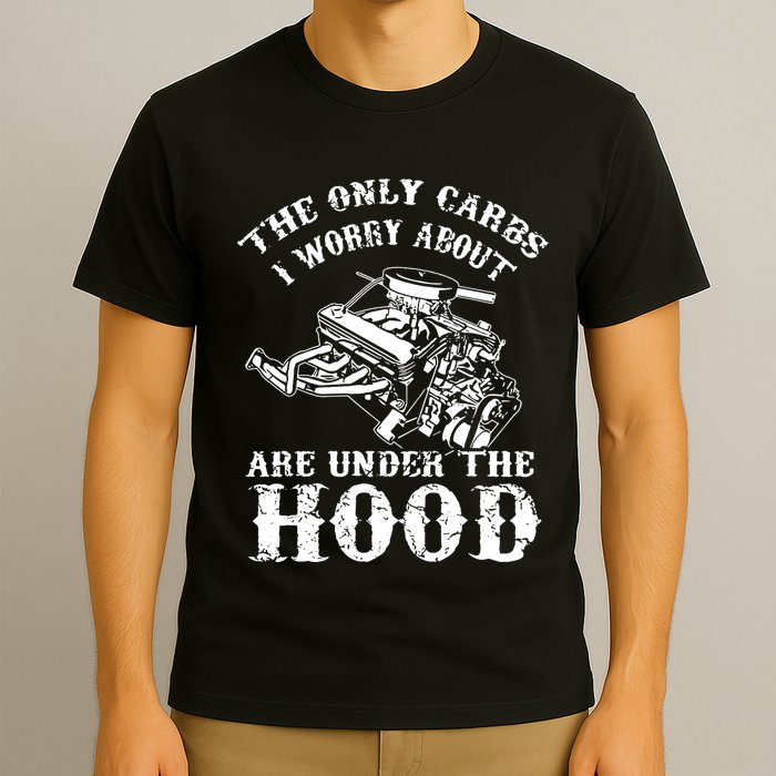 The Only Carbs I Worry V8 Engine Lovers T-Shirt