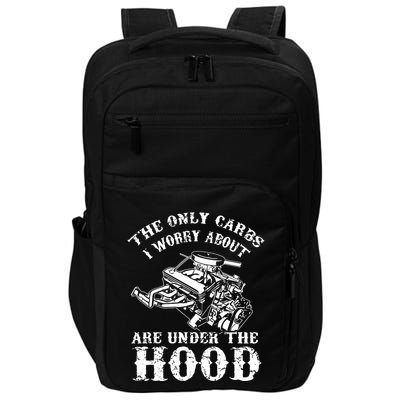 The Only Carbs I Worry V8 Engine Lovers Impact Tech Backpack