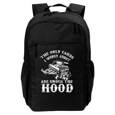 The Only Carbs I Worry V8 Engine Lovers Backpack
