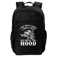 The Only Carbs I Worry V8 Engine Lovers Backpack