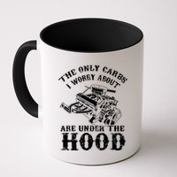 The Only Carbs I Worry V8 Engine Lovers Mug