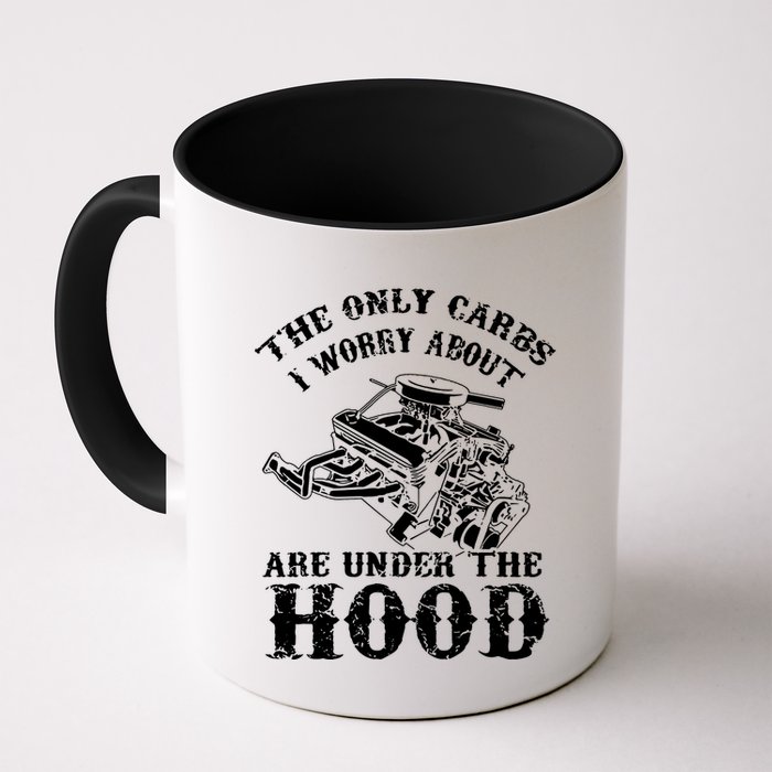 The Only Carbs I Worry V8 Engine Lovers Mug