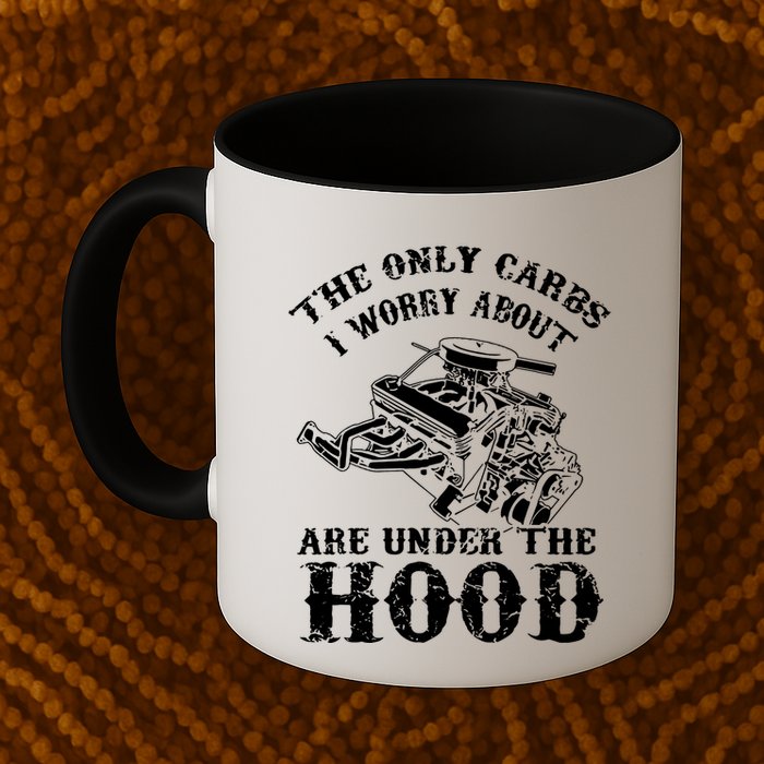 The Only Carbs I Worry V8 Engine Lovers Mug