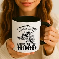 The Only Carbs I Worry V8 Engine Lovers Mug