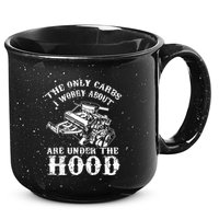 The Only Carbs I Worry V8 Engine Lovers 15oz Campfire Ceramic Mug