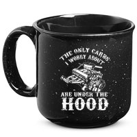 The Only Carbs I Worry V8 Engine Lovers 15oz Campfire Ceramic Mug