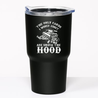 The Only Carbs I Worry V8 Engine Lovers Tumbler