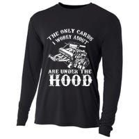 The Only Carbs I Worry V8 Engine Lovers Cooling Performance Long Sleeve Crew