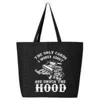 The Only Carbs I Worry V8 Engine Lovers 25L Jumbo Tote