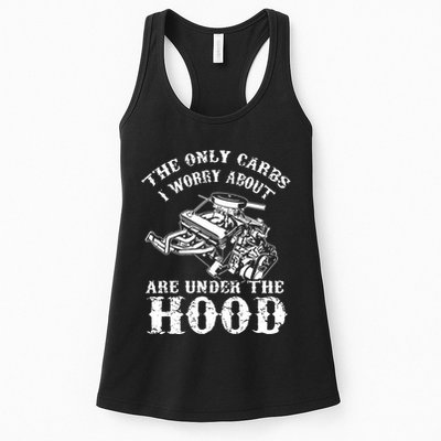 The Only Carbs I Worry V8 Engine Lovers Womens Tank Top