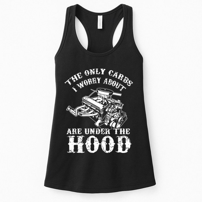 The Only Carbs I Worry V8 Engine Lovers Womens Tank Top