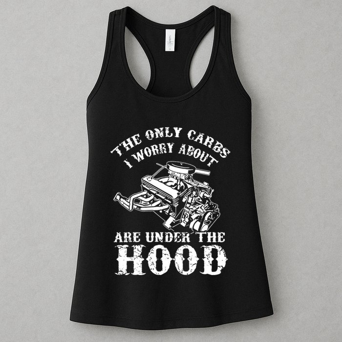 The Only Carbs I Worry V8 Engine Lovers Womens Tank Top