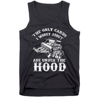 The Only Carbs I Worry V8 Engine Lovers Tank Top