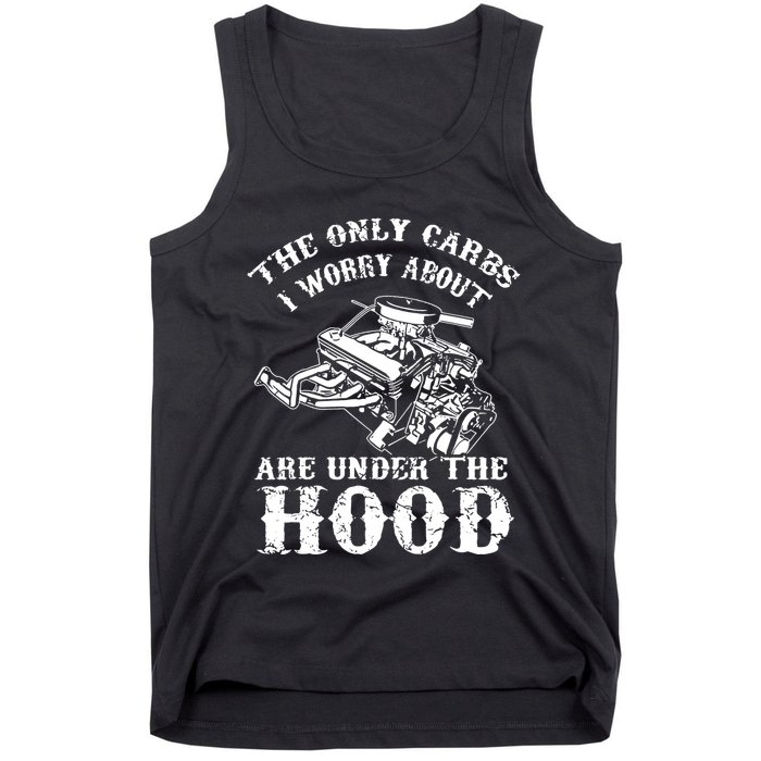 The Only Carbs I Worry V8 Engine Lovers Tank Top