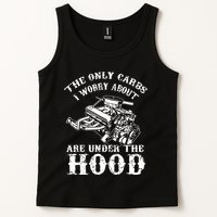 The Only Carbs I Worry V8 Engine Lovers Tank Top