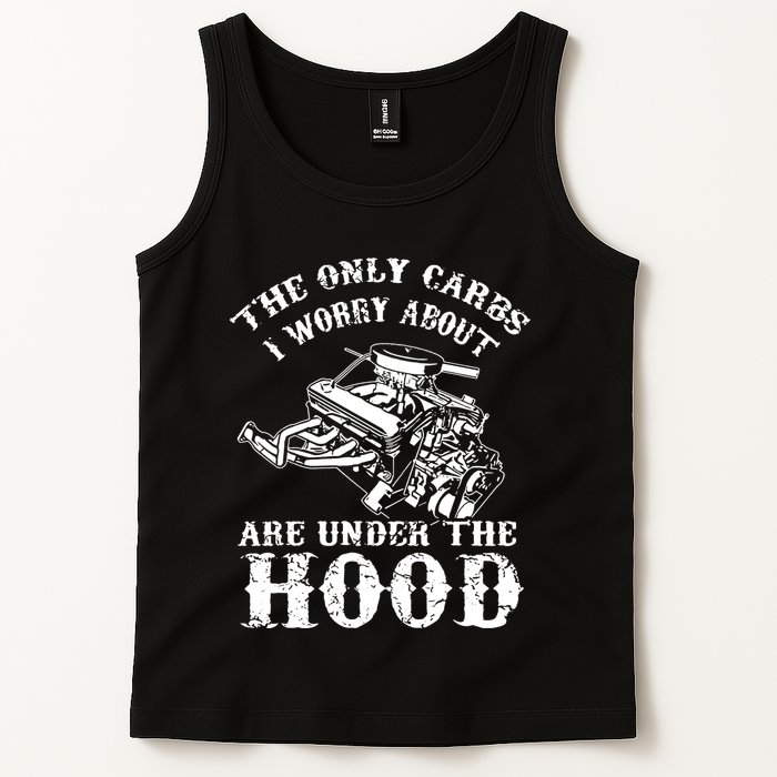 The Only Carbs I Worry V8 Engine Lovers Tank Top