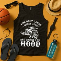 The Only Carbs I Worry V8 Engine Lovers Tank Top