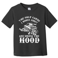 The Only Carbs I Worry V8 Engine Lovers Toddler T-Shirt