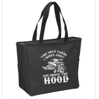 The Only Carbs I Worry V8 Engine Lovers Zip Tote Bag