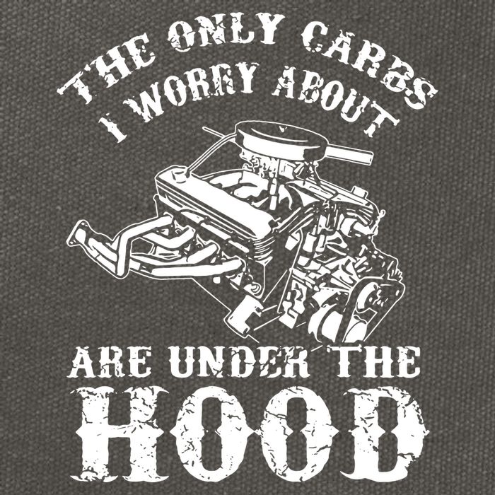 The Only Carbs I Worry V8 Engine Lovers Cotton Canvas Backpack