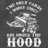 The Only Carbs I Worry V8 Engine Lovers Vector Backpack