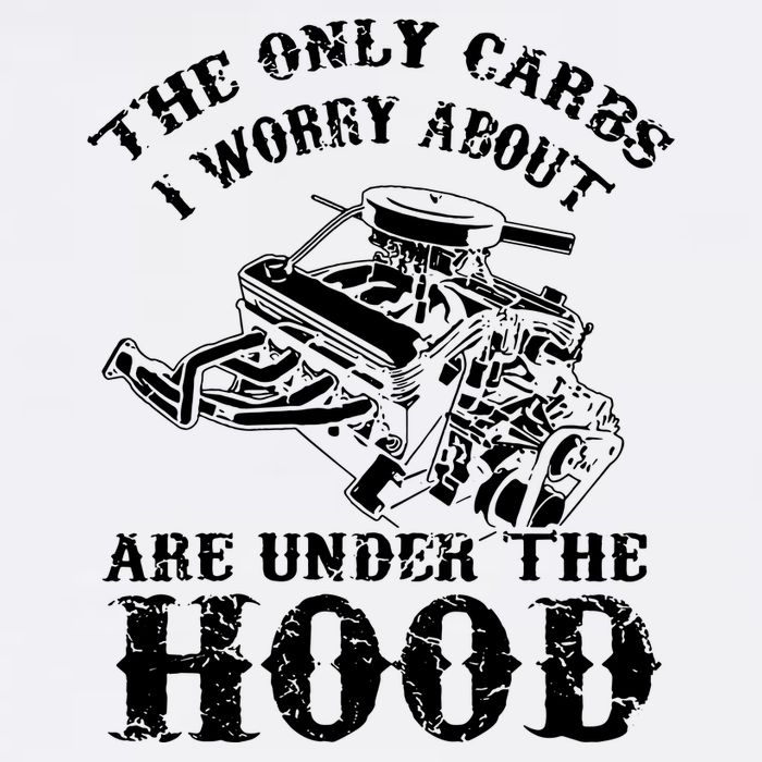 The Only Carbs I Worry V8 Engine Lovers Garment-Dyed Sweatshirt
