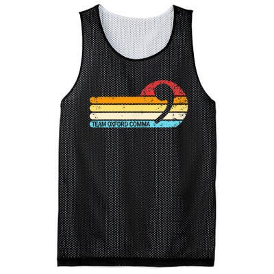 Team O.X.F.O.R.D. Co.M.M.A. Sunset Team Comma Mesh Reversible Basketball Jersey Tank