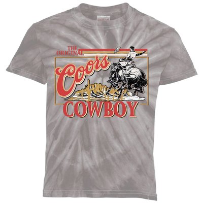 The Original Co.Ors Cowboy Heather Western Desert Cactus Kids Tie-Dye T-Shirt