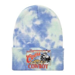 The Original Co.Ors Cowboy Heather Western Desert Cactus Tie Dye 12in Knit Beanie