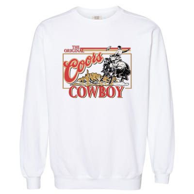 The Original Co.Ors Cowboy Heather Western Desert Cactus Garment-Dyed Sweatshirt