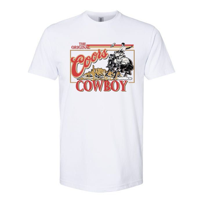 The Original Co.Ors Cowboy Heather Western Desert Cactus Softstyle CVC T-Shirt