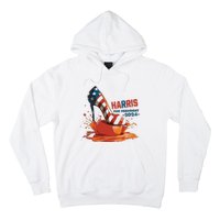 The Orange Crush Harris For President 2024 Patriotic Hoodie