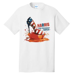 The Orange Crush Harris For President 2024 Patriotic Tall T-Shirt